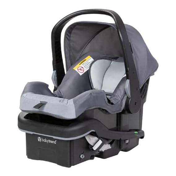 Baby Trend EZ-LiftTM Plus Infant Car Seat, Ultra Grey Newborn Comfort Padding, Lightweight Carry Build, Adjustable Harness System