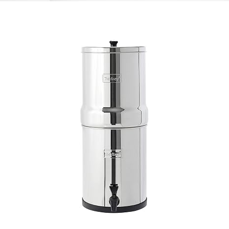 Berkey Large Gravity Water Filter Black Berkey Water Filter with 2 Elements