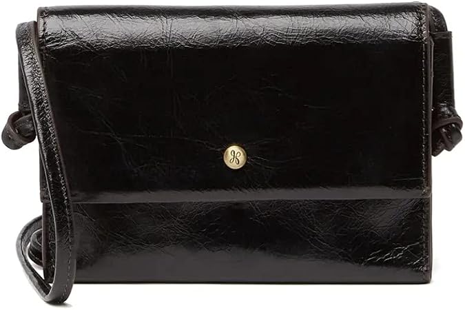 HOBO Bemuse Leather Crossbody Shoulder Leather Bag - Black