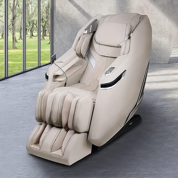 Osaki OS-3D Belmont | SL-Track Zero Gravity | Full Body Airbag Massage | Back and Calf Infrared Heat | Foot Roller Massage (Beige)