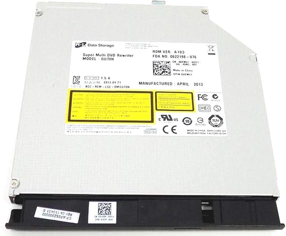 CD DVD Burner Writer Player Drive for Dell Inspiron 15 Model 3537 and 3521 Laptop Computer