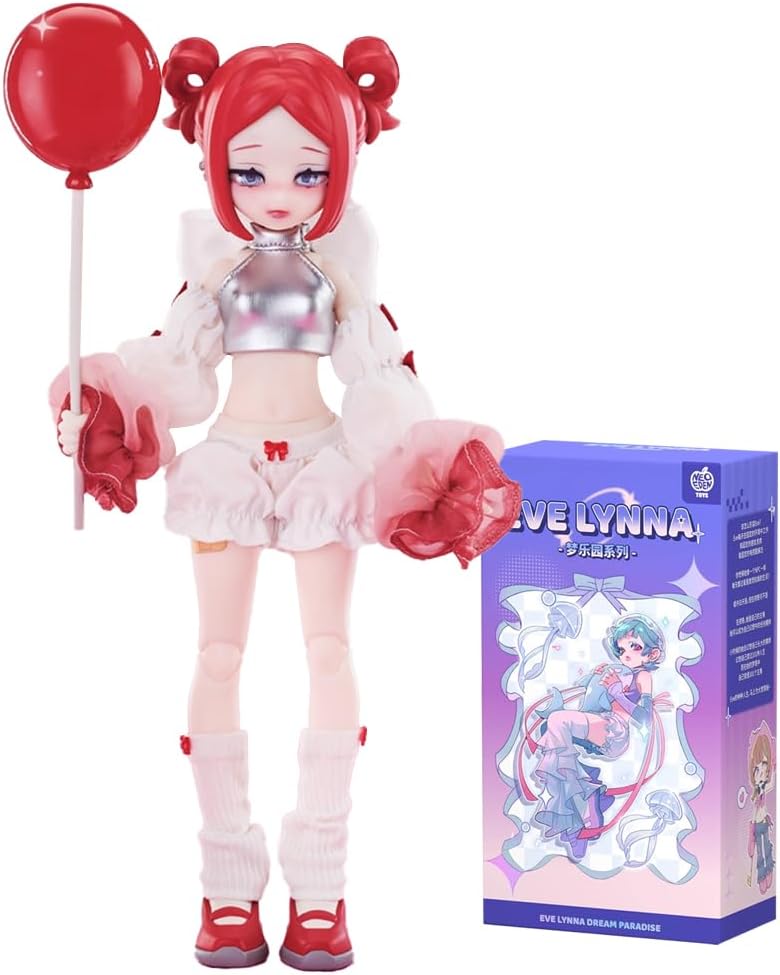Eve Lynna Dream Paradise Series 18CM 1/12 BJD Dolls Cute Action Figures Collectibles Birthday Gift (Single Box)