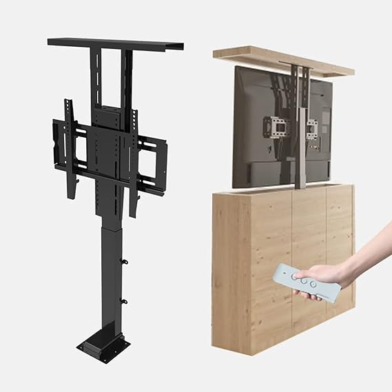 Adjustable TV Mount Bracket - For 42-70 Inch Electric TV Lift Stand - Telescopic Electric TV Lift - Can Be Hidden In A Cabinet Motorized Tv Mount,Up To 60kg,Travel Less Than 4,680,1580MM