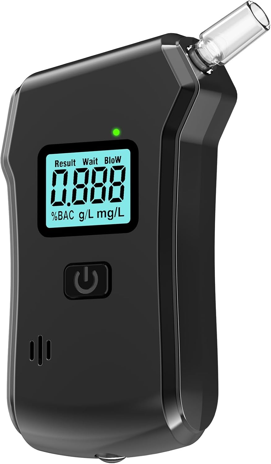 Breathalyzer, Upgraded Portable Professional High-Accuracy Breathalyzers for Alcohol with LCD Digital Display, Upgraded Personal Alcohol Tester for Home Use, Includes 10 Mouthpieces