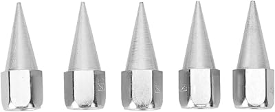 Grease Gun Nozzle Tip Set, 5 Pieces, Steel, Explosion-proof, for Automotive Truck Farm Industrial