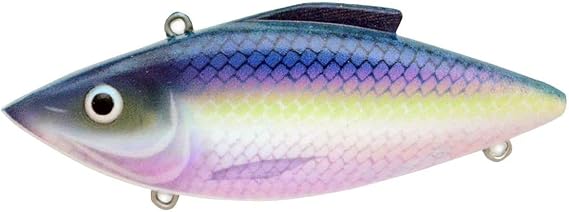 Bill Lewis Lures Lifelike Vibrations Rat-L-Trap 1/2 OZ Lipless Crankbait Fishing Wobble Sinking Lure for Black Bass, Trout, Walleye, Pike, Salmon, Blue Back Herring