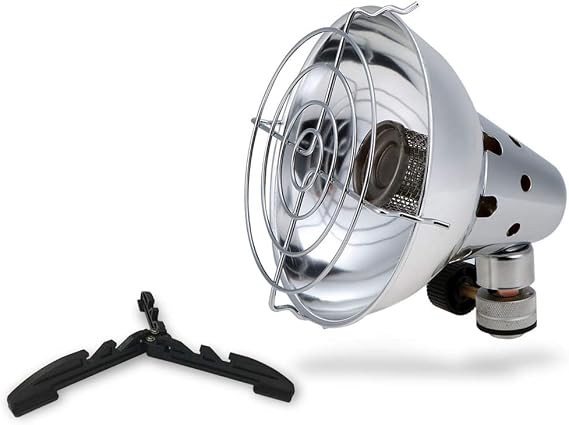 Outdoor Camping Gas Heater Warmer Heating with Stand Portable Gas Stove Outdoor Stove Fishing Hunting Propane Tent Heater