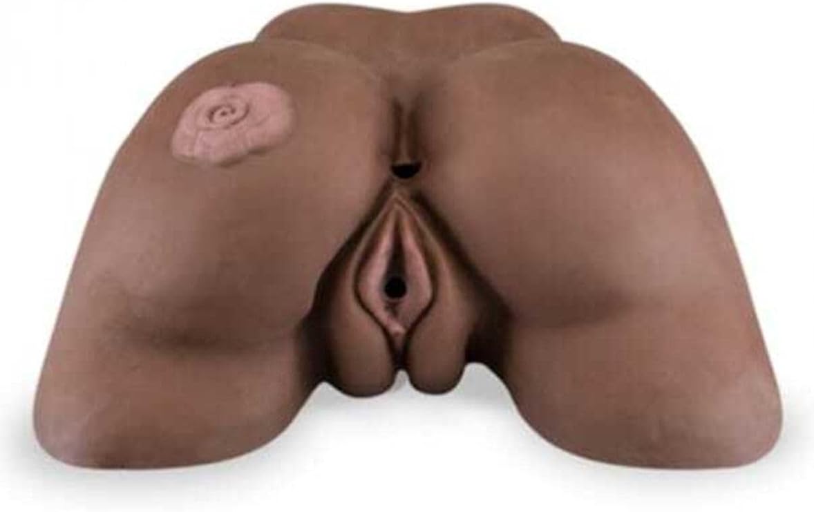 TrovaShop Big Ass Oversized Vibrating Realistic Brunette Black Lady Hip