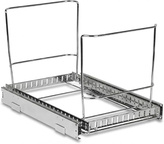 HOLDN STORAGE Pull Out Trash Can Cabinet Organizer, 11W x 16.5D x 11H