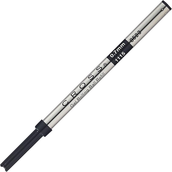 Cross Selectip Gel Rollerball Pen Refill, Black, Medium Point | Luxury Pen Refill for Consistent Ink Flow, Quick-Drying and Smudge-Free, Bold Gel Ink, Smooth Laydown, Writes .7 Miles