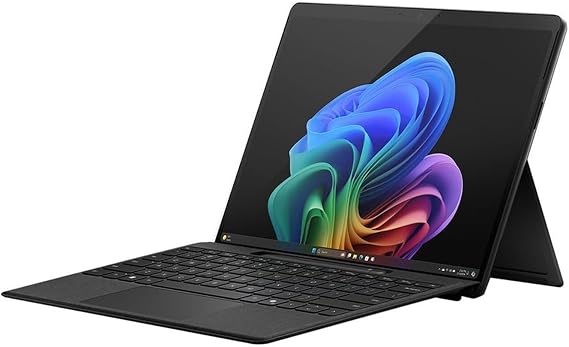 Microsoft Surface Pro Copilot+ PC Bundle - 13" OLED PixelSense Flow Touchscreen, Qualcomm Snapdragon X Elite (12-Core), 16GB RAM, 1TB SSD, Includes Surface Pro Keyboard & Slim Pen, WiFi 7, Graphite