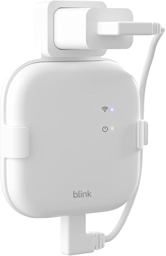 Outlet Wall Mount for All-New Blink Sync Module XR ,Holder for Blink Outdoor Indoor Camera,No Messy Wires,No Screws Saving Space All-New Blink Sync Module XR Camera Mount (1PCS，White) JB11