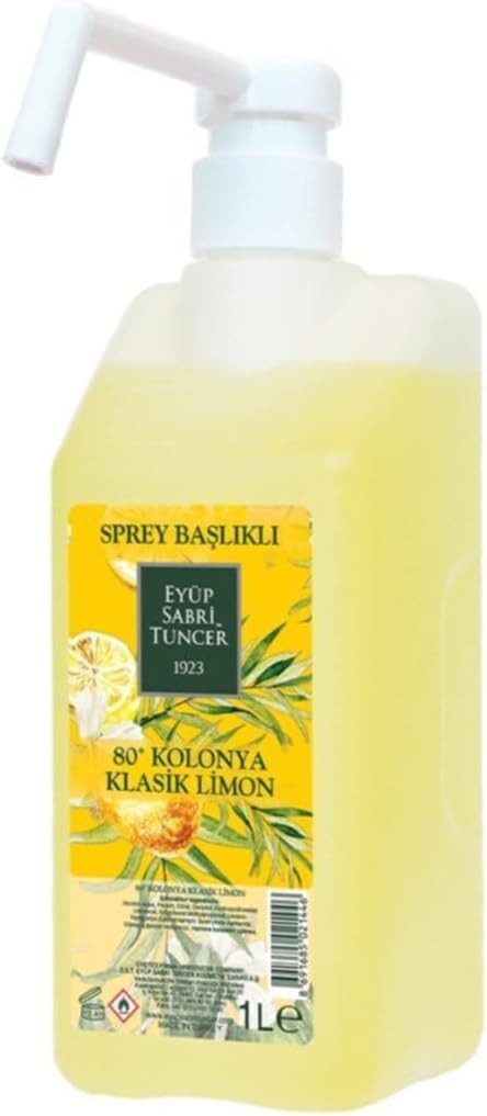 Eyüp Sabri Tuncer Classic Lemon Cologne Spray Head 1 lt