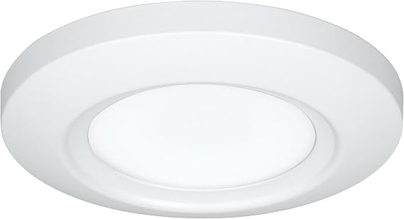 Progress Lighting 5-1/2" Emblem Collection Surface Mount LED, Aluminum in White