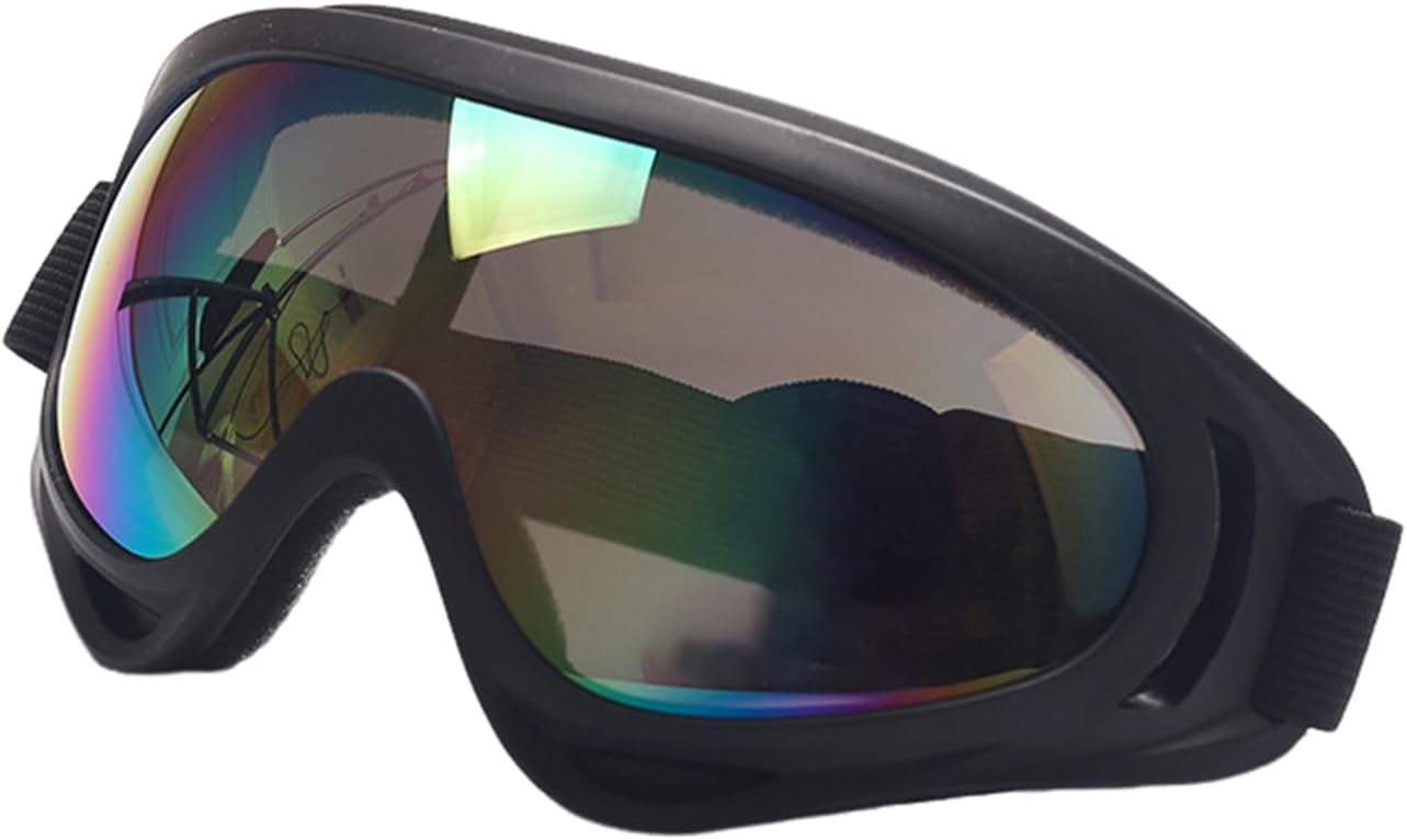 OTG Ski Goggles, Over Glasses SkiSnowboard Goggles for Men, Women & Youth, 100%-UV-Protection Anti-Fog Snow Goggles