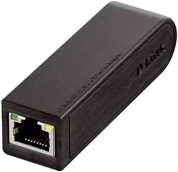 D-Link USB Ethernet Adapter, High Speed Network PC Desktop USB 2.0 Fast (DUB-E100)