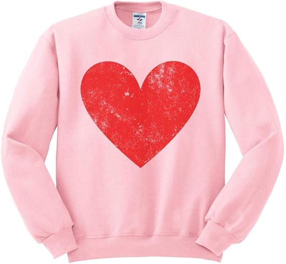 Vintage Heart Graphic Sweatshirt Unisex
