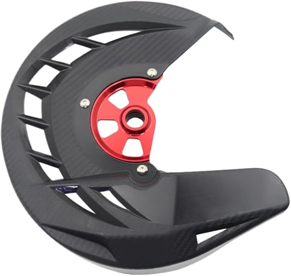 Brake Disc Protection Cover Compatible With CRF250L CRF250M 2012-2016 CRF250L CRF300L 2017-2023 CR125R 250R CRF250R X 450R X Models(H-Black-17mm)