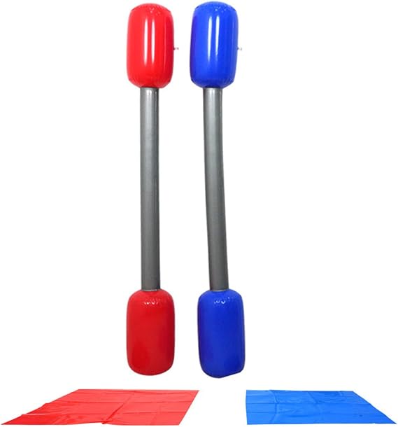 Beach Batons, Battle Outdoor Accessories, Battle Duel Sticks, Inflatable Gladiator Game Batons Set for Beach Gladiator Games, Teens