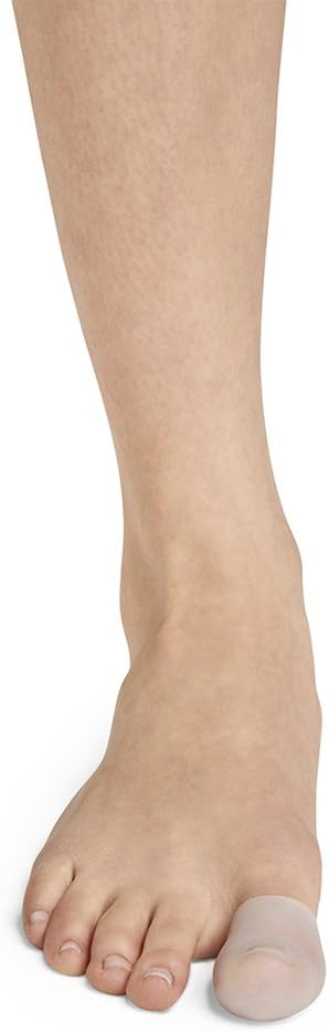 Bloch Dance A919 Ballet/Pointe Shoe Clear Stretch Toe Tips (L/XL), Clear, Large/X-Large (Pack of 2)