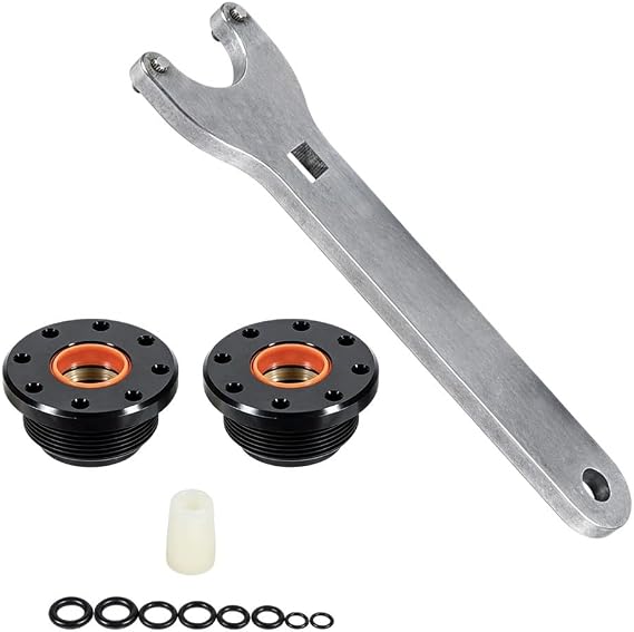 Replacement Seal Kit for SeaStar Outboard Hydraulic Steering Cylinders for HS5157 HC5345 Marine Hydraulic Steering Cylinder Seal Kit(Orange)