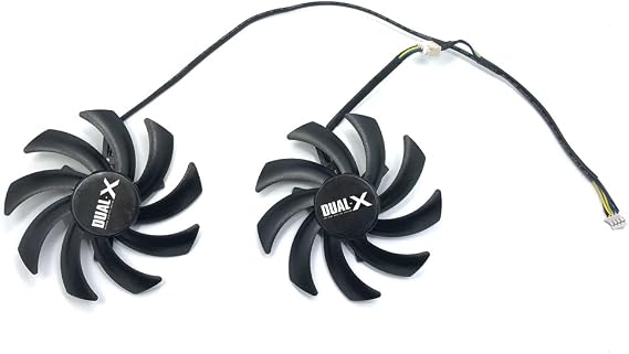 FD7010H12S 85mm Dual-X Fan for Sapphire HD7950 R9 270X 280X HD7870 HD7950 HD7850 HD6850 PNY NVIDIA GTX 1070 Graphics Card Cooling Fan