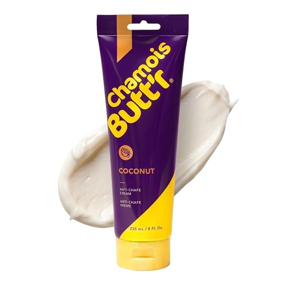 Chamois Butt'r Coconut Anti-Chafe Cream, 8 Ounce Tube