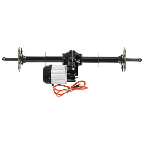 40-Inch Differential Rear Axle Kit with 36V 1000W Motor for Electric Go-Karts, Drift Trikes, Quads, and Golf Carts