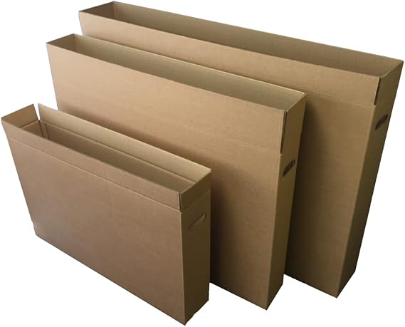 43 inch TV Removal Cardboard Moving Box - ideal for Screens, Artwork, Mirrors & Pictures (1)