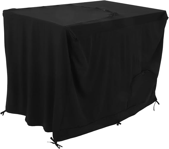 Crib Mosquito Net Baby Tent Blackout Cover for Light Blocking Crib Tent Crib Cover Safety Net Polyester Black