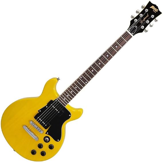 BLITZ by ARIA BLP-SPL/DC YL Blitz Aria Electric Guitar, Lespool, Special Type, Double Cutaway Yellow