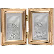 Lawrence Frames Bead Border Design, 2.5x3.5 Double, Gold
