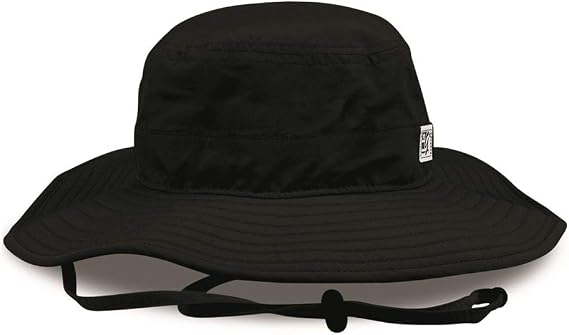 The Game GB400 Adult's Ultralight Booney Camping Hiking Round Brim Hat Cap (Black)