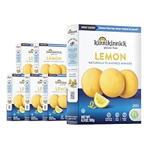 Kinnikinnick Gluten Free Lemon Wafers, 6.3 oz Box (Pack of 6), Allergy Friendly, Dairy Free, Kosher