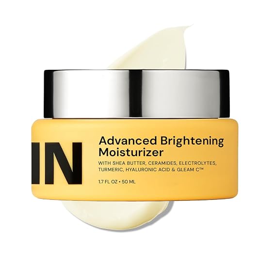 Gleamin Advanced Brightening Moisturizer 1.7fl oz Facial Cream, Shea Butter