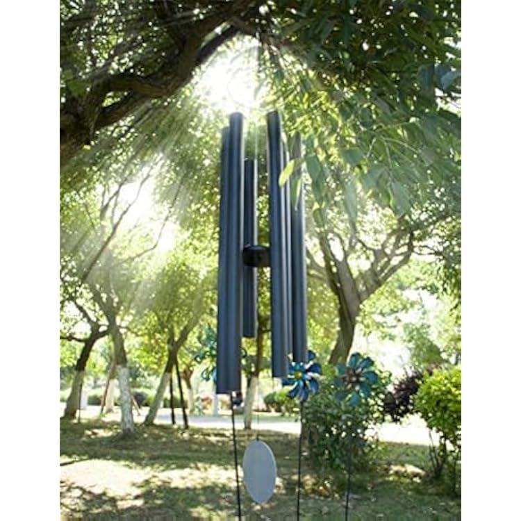 Afirst 66 Extra Large Wind Chimes, Deep Tone Wind Chimes Outdoor with 6 Metal Tubes, Memorial Wind Chime for Patio Balcony Garden Home Decor