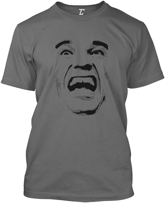 Arnold Face - Movie Star Funny Scream Men's T-Shirt