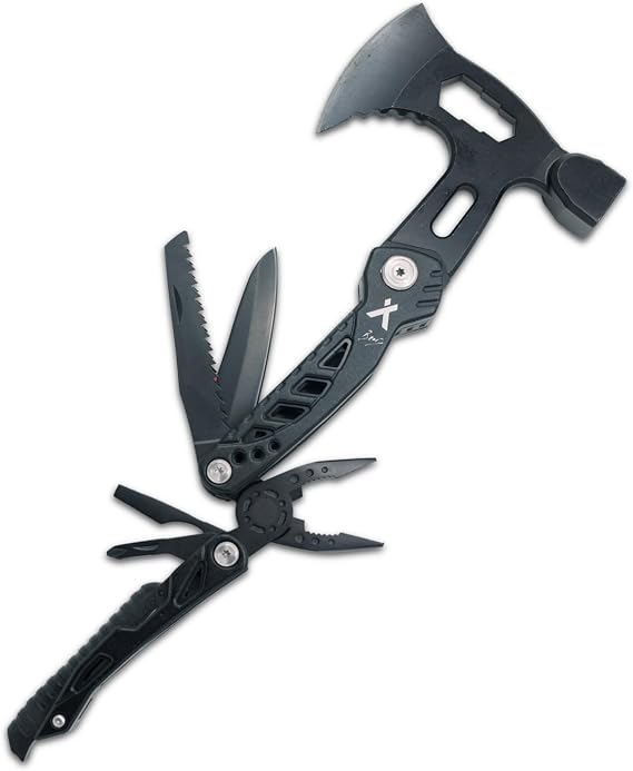 Bear Grylls Axe Multitool Hammer with Knife, Saw and Nylon Sheath