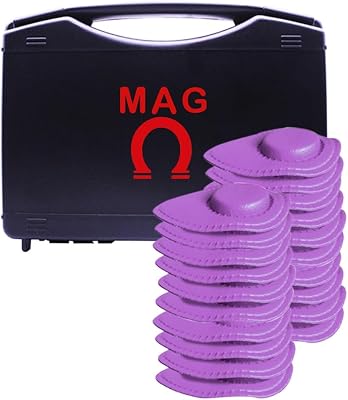 Kit 20 Magnets  25x6mm  1800 gauss  Biomagnetism  MAG  Purple