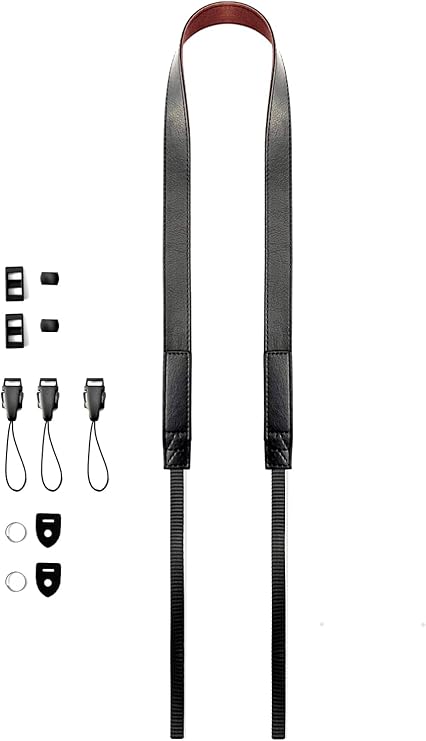 Camera Strap Leather,Camera Neck Strap Thin, Binoculars Strap