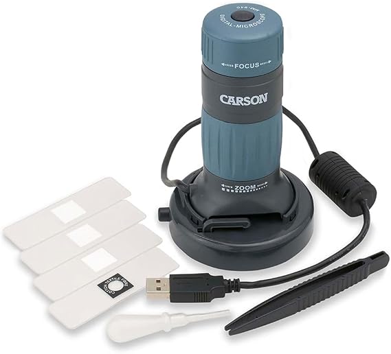 Carson zPix El Tipi USB Dijital Mikroskop Seti 86x-457x (21" monitöre göre)