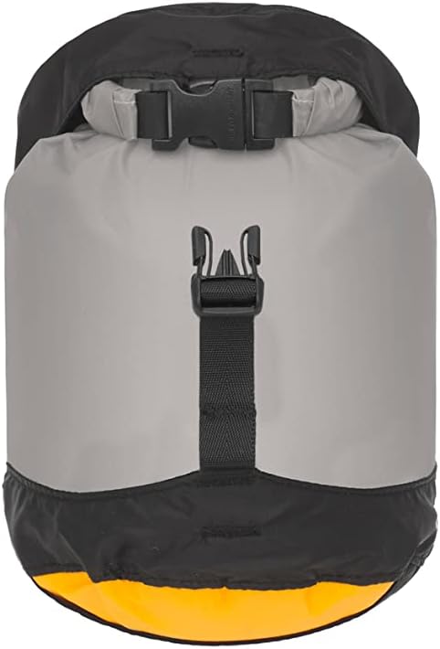 Sea to Summit Evac Ultralight Compression Dry Bag | Ultralight air-permeable compression dry bag with a non-PFC DWR finish evenly compresses gear for backpacking and travel