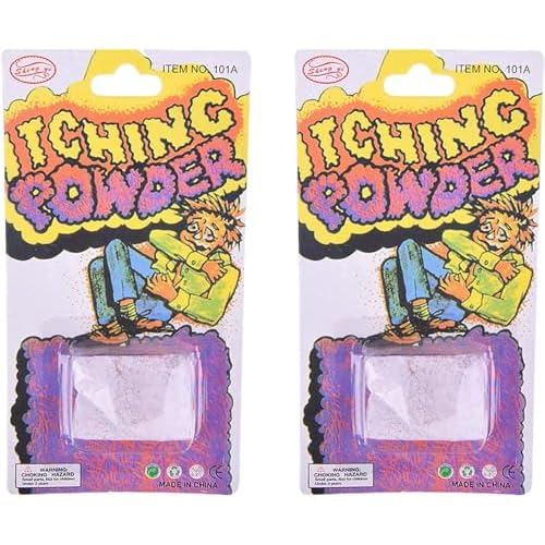 2Pcs Purple Funny Itching Powder Safe Broken Glass Itching Powder Helpful Feminine Powders Feminine Care