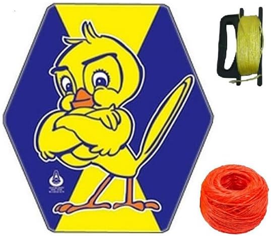 Uçurtma Çıtalı Kanarya Modeli Yedek İpli 1 Adet Artlantis Çıtalı