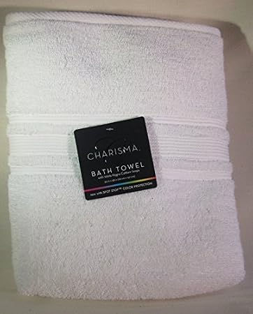 Charisma Luxury Bath Towel - 100% Hygro Cotton, Classic White by Charisma