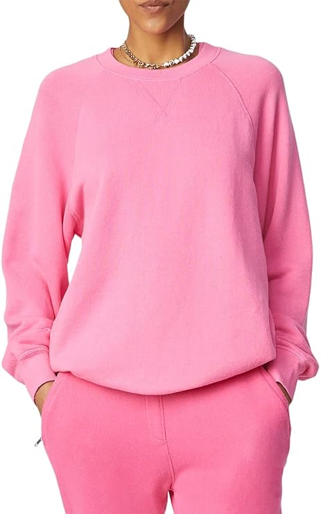 Bandier womens The Juniper Crew Neck Sweatshirt
