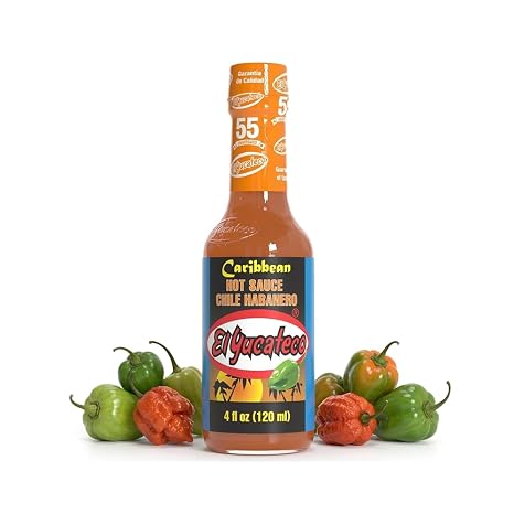 El Yucateco Caribbean Hot Sauce with Habanero Chilli 120ml
