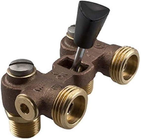 Watts Duo-Cloz 1/2" Brass Manual Washing Machine Shutoff Valve NPT/Solder