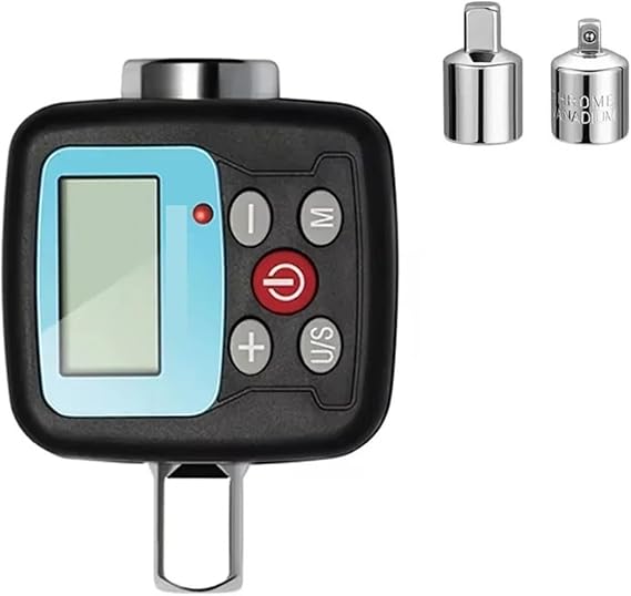 Digital Torque Adapter Digital Torque Wrench 1/4'' 3/8'' 1/2 '' Electronic Torque Wrench Torque Adapter Bike Car Repair Hand Tools Set(GN200)