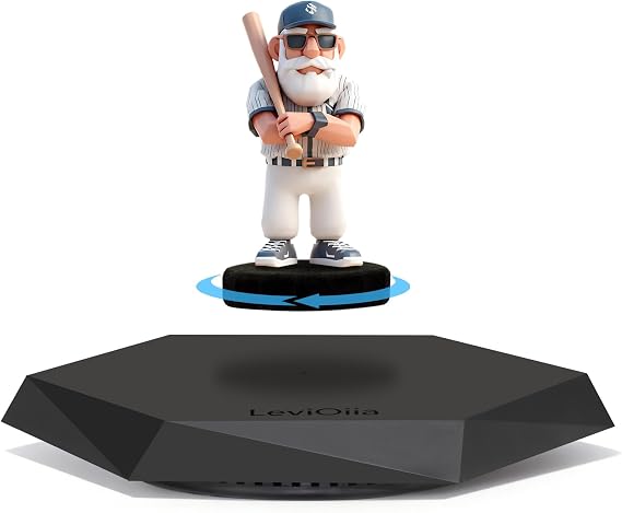 Magnetic Levitating Display Stand, Floating Display for Collectibles | Let models float and rotate - Great for figures, cars, jewelry, and collectibles - Just follow the DEMO VIDEO to learn how